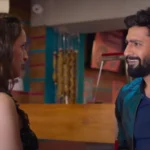 A scene featuring Vicky Kaushal and Triptii Dimri from Bad Newz