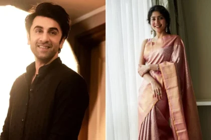 A collage featuring Ranbir Kapoor and Sai Pallavi