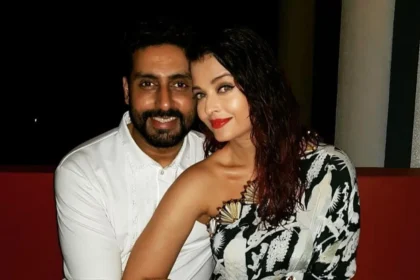 A image of Abhishek and Aishwarya having a good time