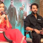 An image of Rajkummar Rao and Shraddha Kapoor promoting Stree 2 in Kolkata