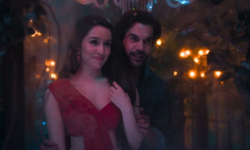 An image of Rajkummar Rao and Shraddha Kapoor from the song Khoobsurat