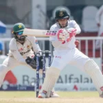 An image featuring Mushfiqur Rahim batting and Mohammad Rizwan keeping behind the stumps