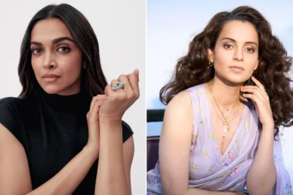 Deepika Padukone (L), Kangana Ranaut (R)