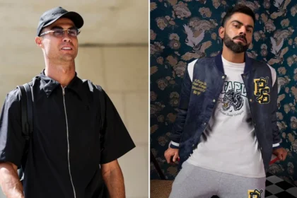 Cristiano Ronaldo (L), Virat Kohli (R)