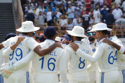 Team India in White Jersey