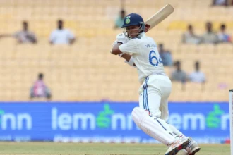 Yashasvi Jaiswal Batting in Ind vs Ban Test Match in Chennai