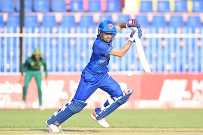 Gurbaz batting against South Africa in 2nd ODI